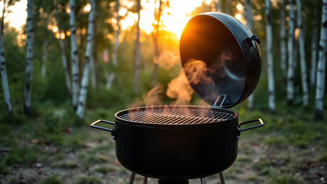 Weber-grillin puhdistus – musta Weber kettle -hiiligrilli suomalaisessa pihapiirissä